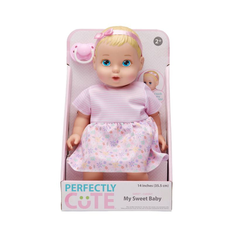 Perfectly Cute My Sweet Baby 14" Baby Doll - Blonde with Blue Eyes