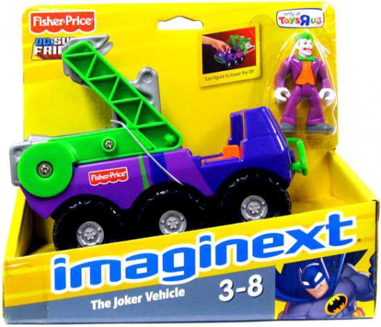 DC Super Friends Imaginext Joker with Vehicle Figure Set