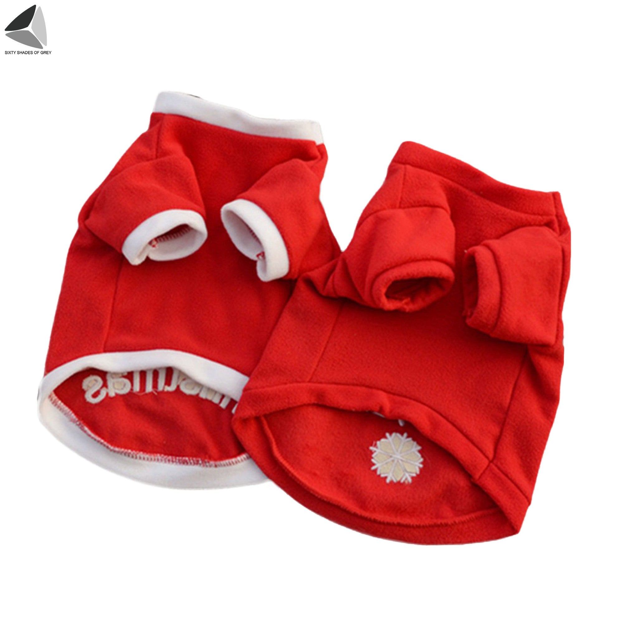 Sixtyshades Christmas Dog Clothes Super Soft and Warm Pet Vest Sweater Shirts for Small Dogs Cats Puppy (M， Merry Christmas)
