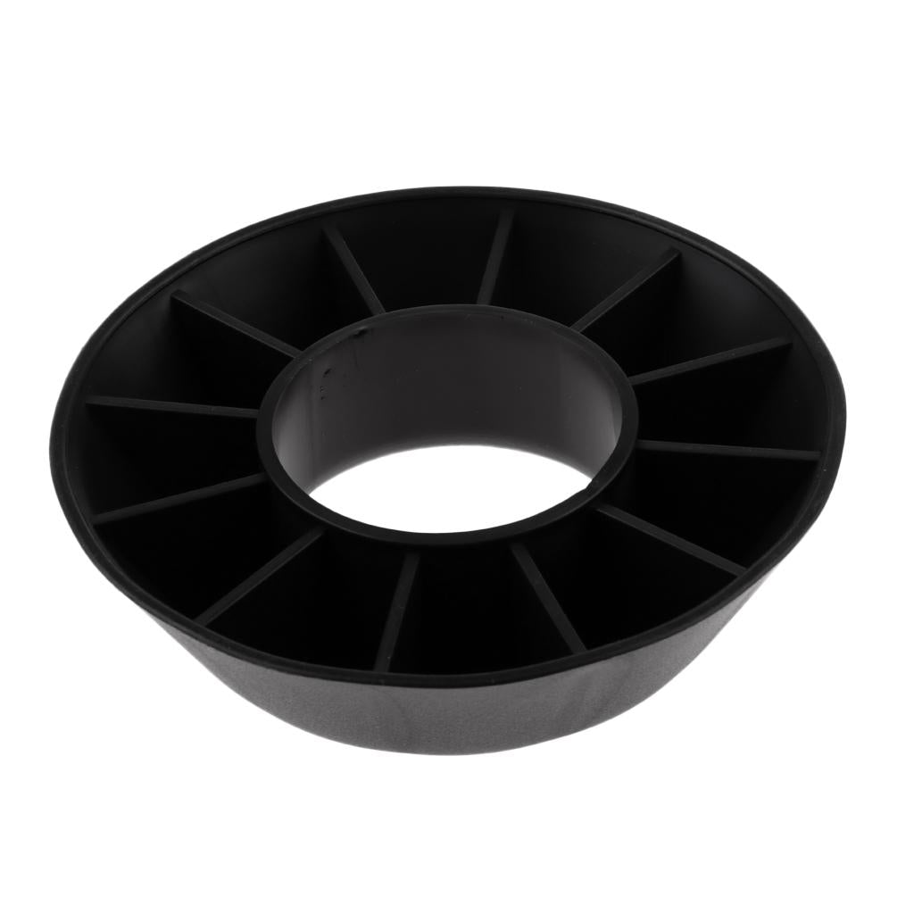 3.3'' Round Display Stand Football， Basketball， Soccer， Rugby， - Black