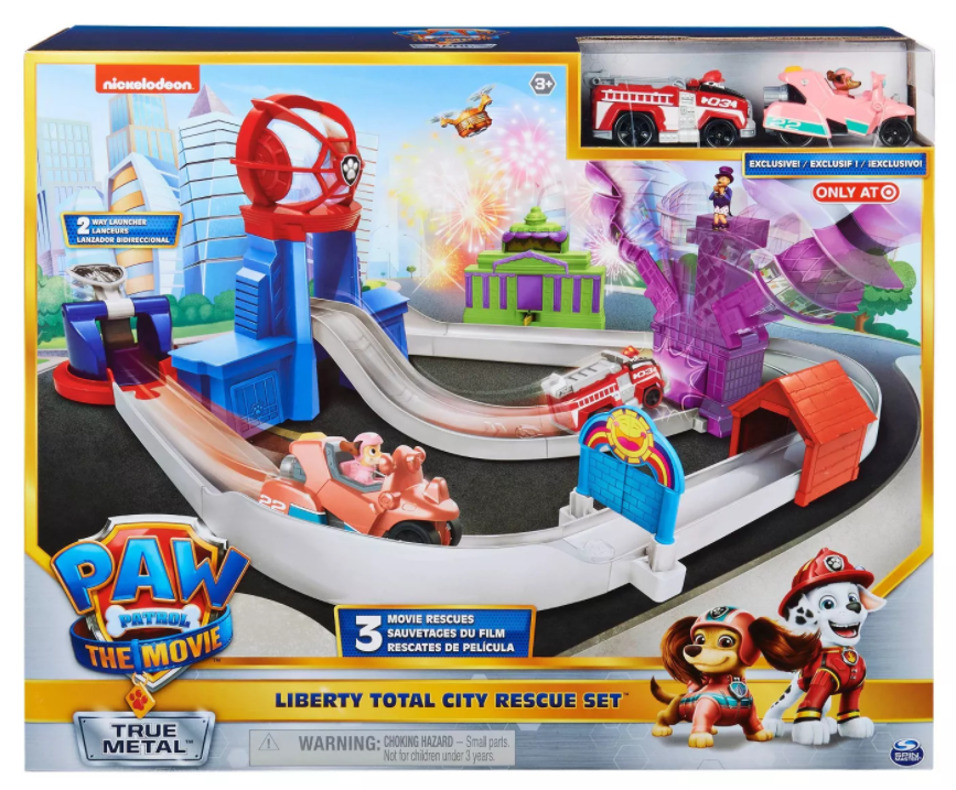 PAW Patrol: The Movie Liberty Total City Rescue Set 3 Movie Rescues