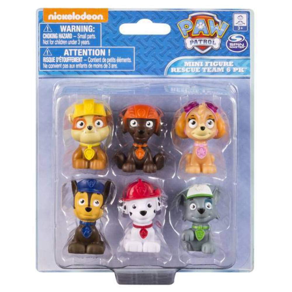 Paw Patrol Mini Figure 6-Pack