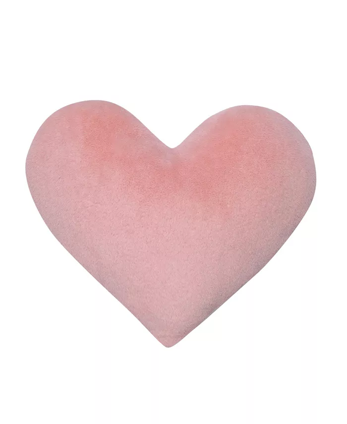 Lambs Ivy Signature Heart to Heart Soft Pink Decorative Pillow