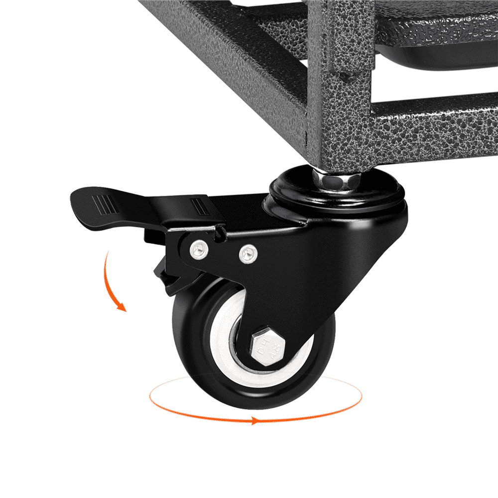 43inch Heavy Duty Metal Dog Cage Kennel，Black