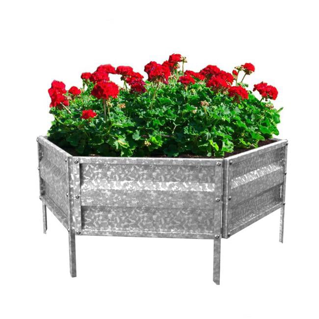Pure Garden 50-193 Raised Garden Bed Plant Holder Kit - 21 x 9.75 x 5.5 in.