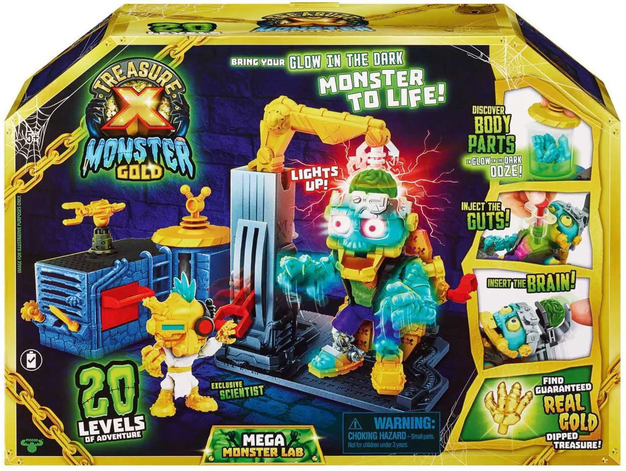 Treasure X Monster Gold Mega Monster Lab Playset