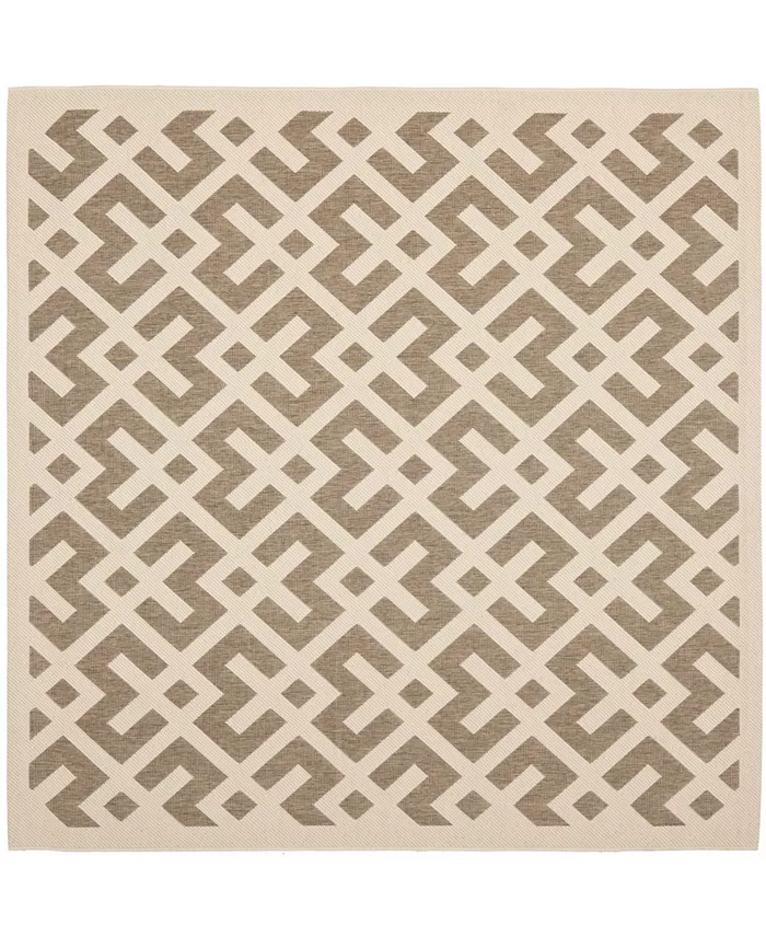Safavieh Courtyard Brown and Bone 6'7