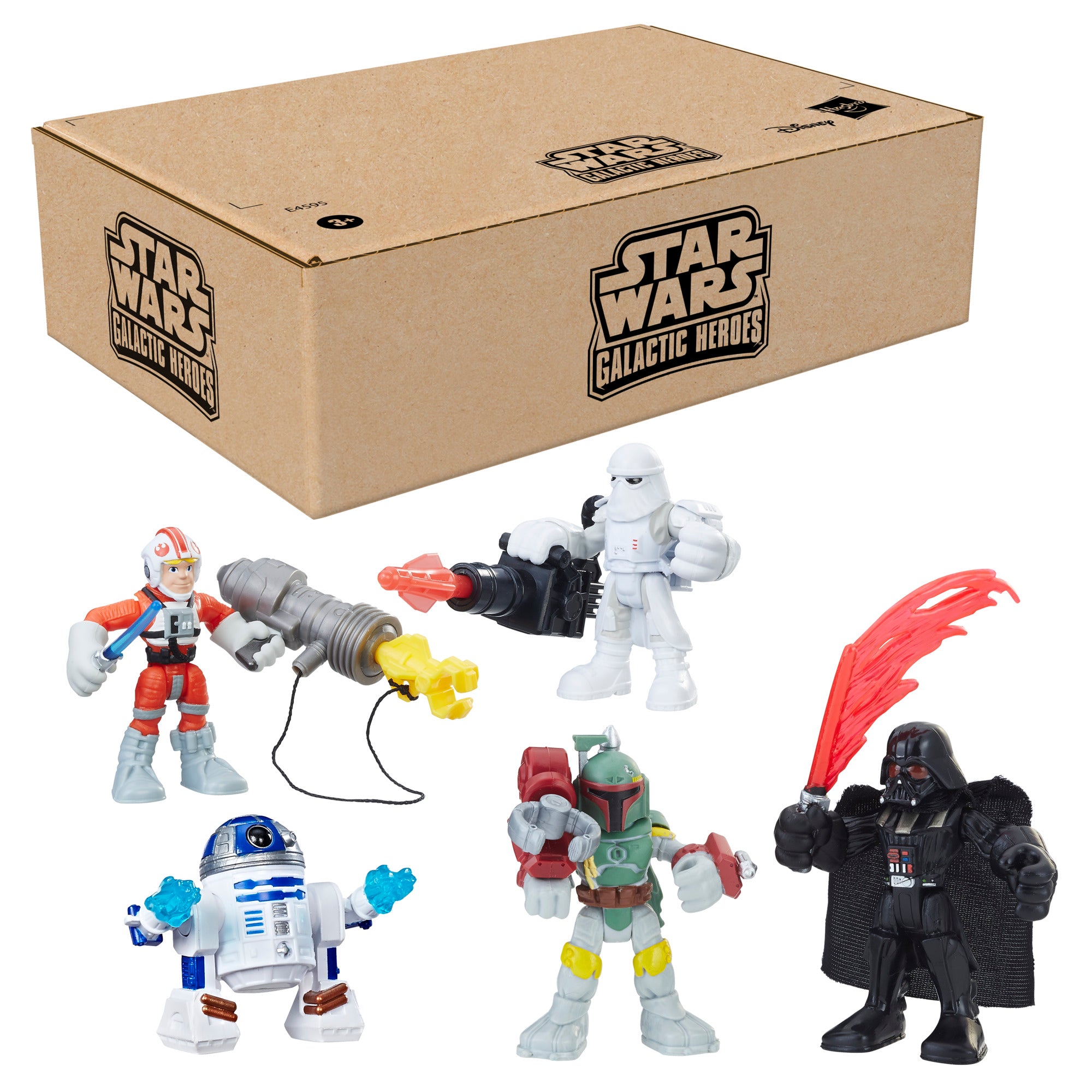 Star Wars Galactic Heroes Multipack， Pack of 5 Figures