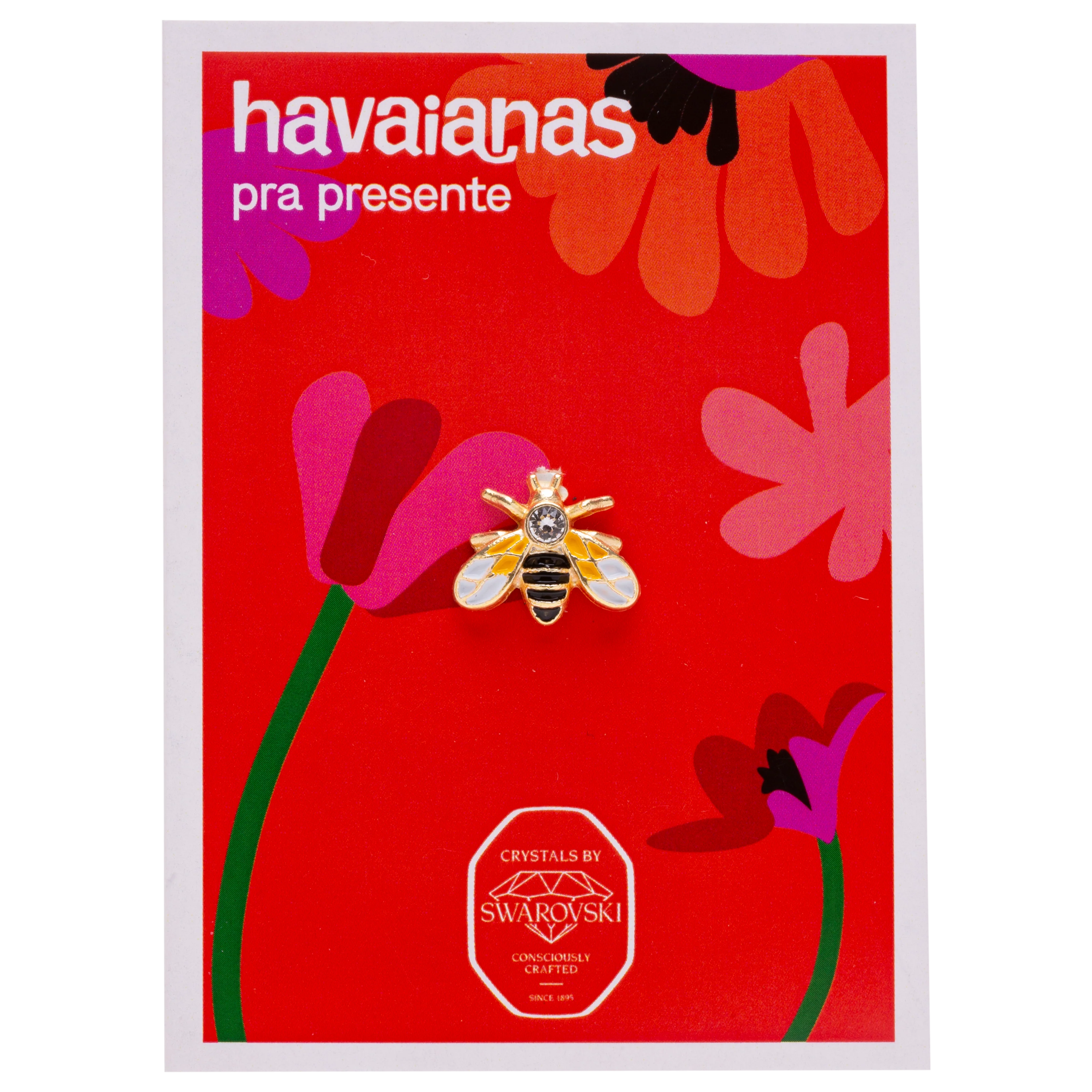 Pin Havaianas Abelha Swarovski