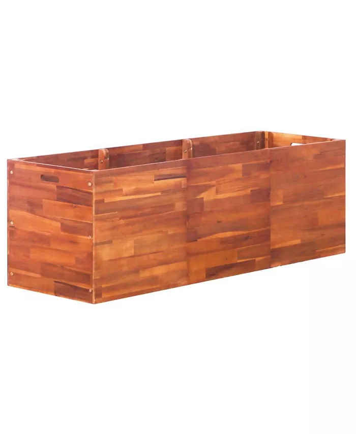 vidaXL Garden Raised Bed Acacia Wood 59.1