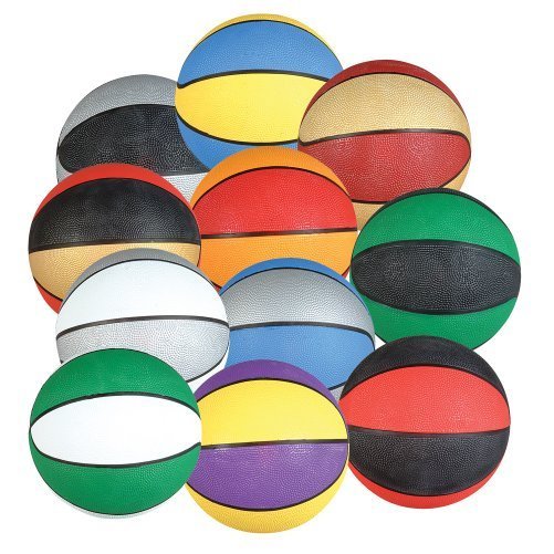 Mini Basketball Party Favor (7 in)， Assorted Colors