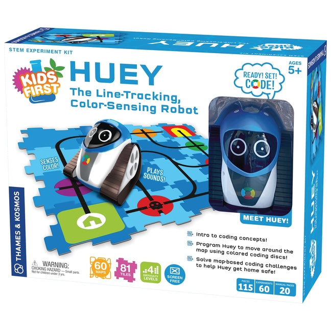Huey: The Line-Tracking， Color-Sensing Robot (Not for Sale in Canada) (Other)