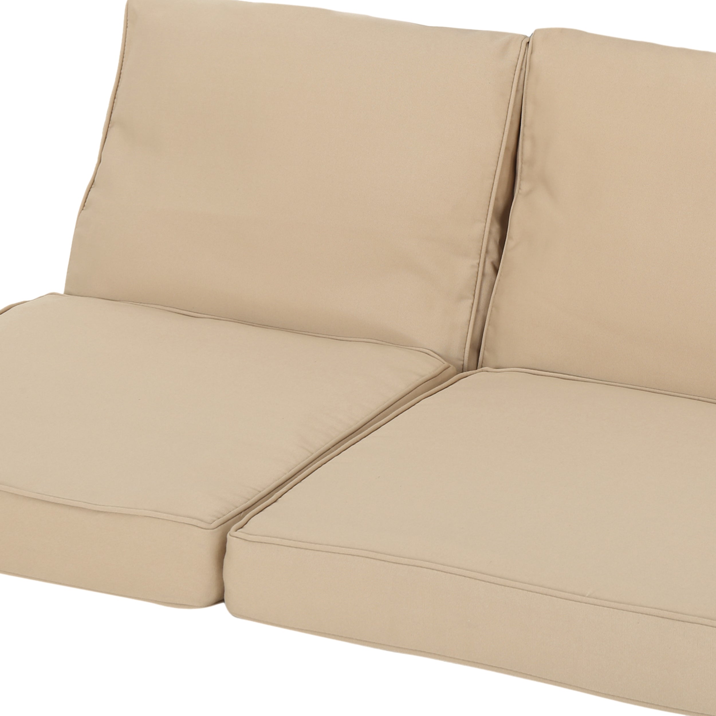 Atiyah Outdoor Water Resistant Fabric Loveseat and Club Chair Cushions