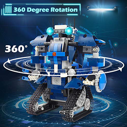 CIRO Almubot Battlefield I， STEM Remote Controlled Robot Building Blocks Kits， 515 Pieces， for Boys and Girls Ages 8-12