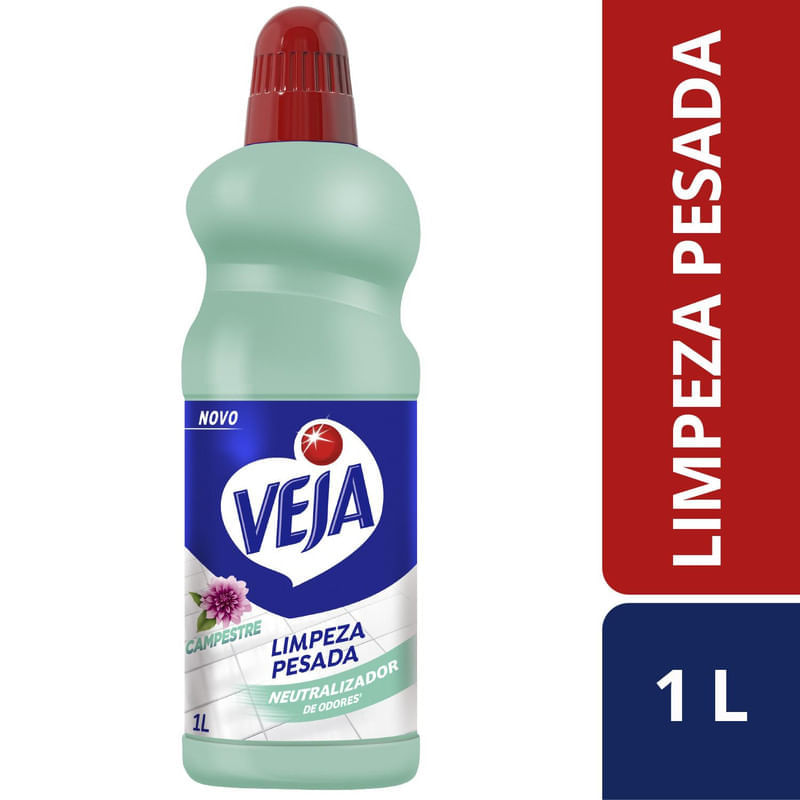 Limpador para Limpeza Pesada Campestre, Veja, 1L