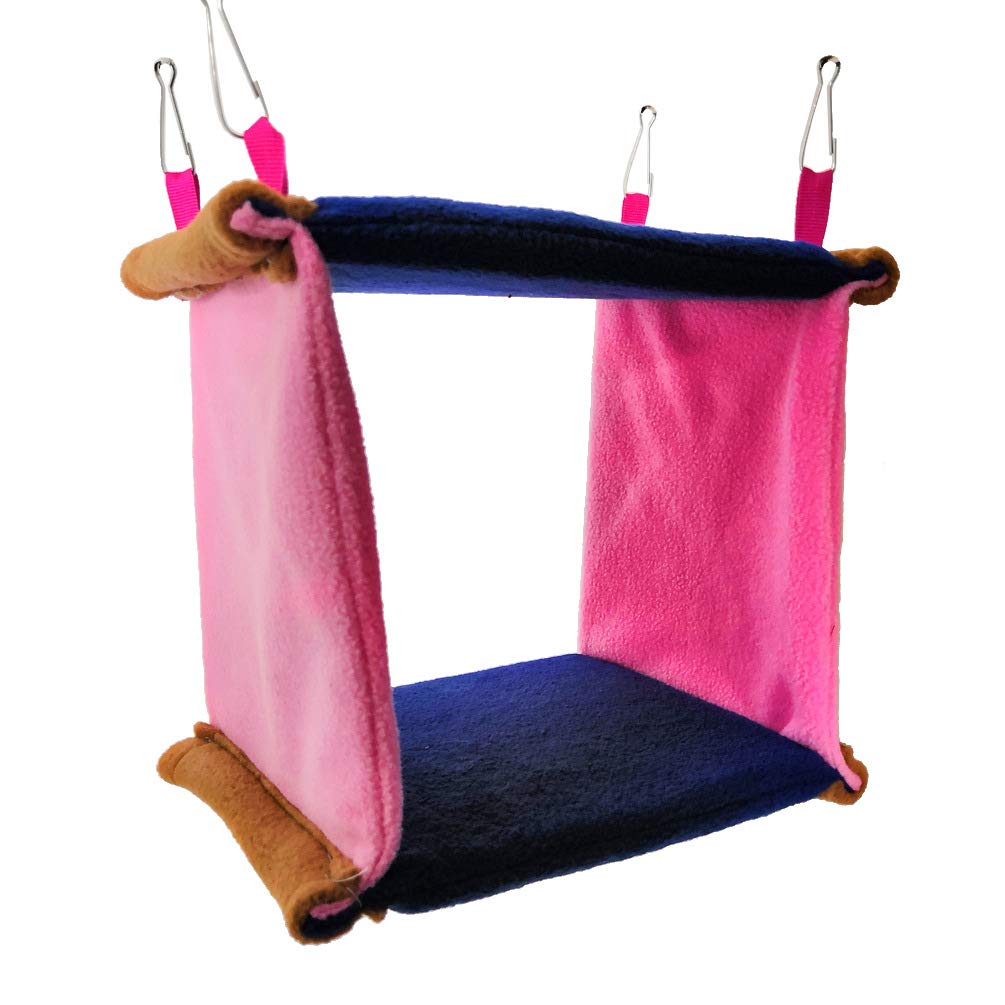 ISHANTECH Bird Nest House Bed Hammock Toy Cage Perch Stand