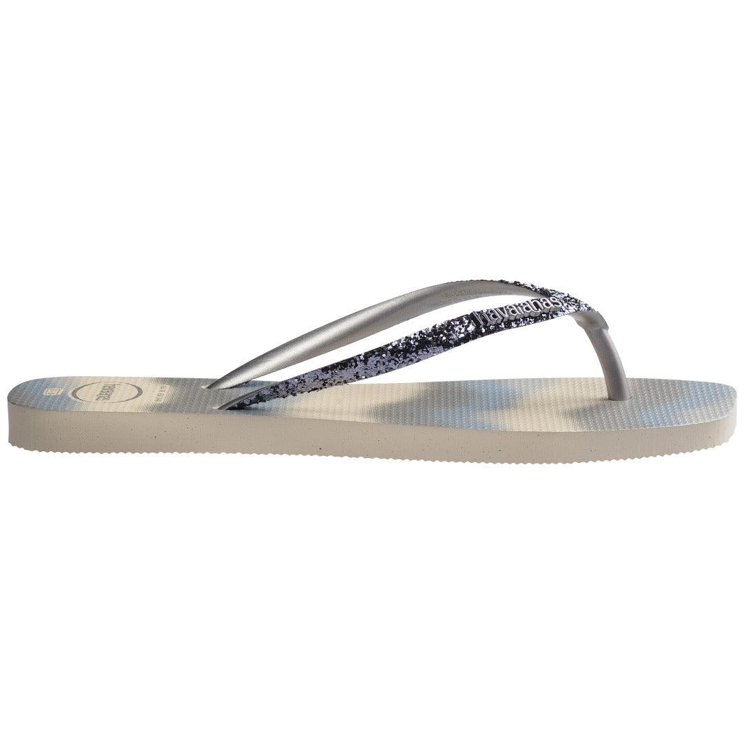 Chinelo Havaianas Slim Square Glitter Party