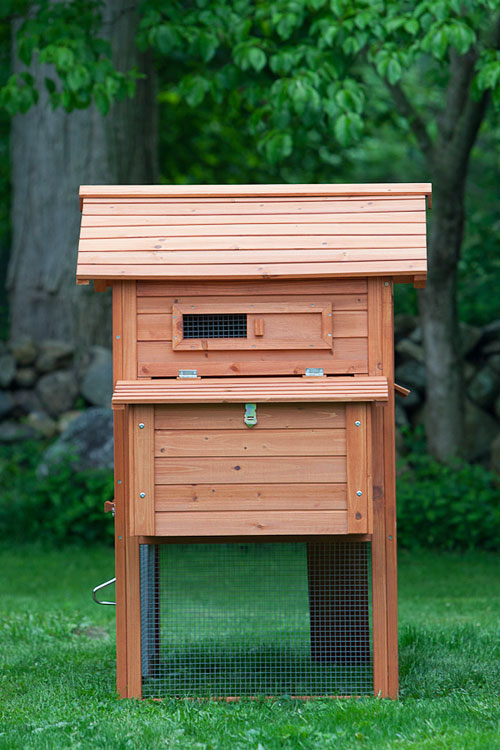 All in one chicken coop with hardware cloth floor-The Clubhouse for up to 4 chickens