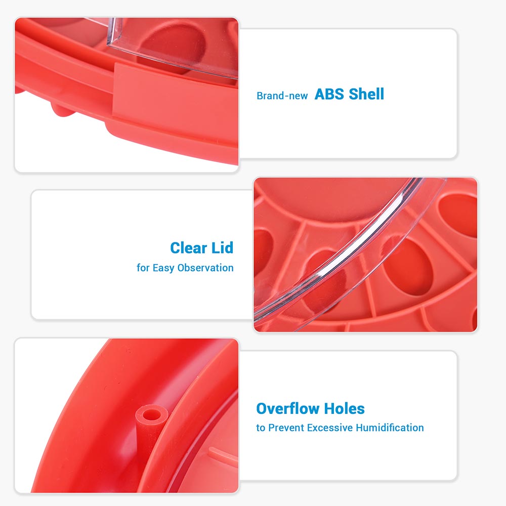 Yescom 30 Egg Incubator Auto Turning Temper Humidity Display