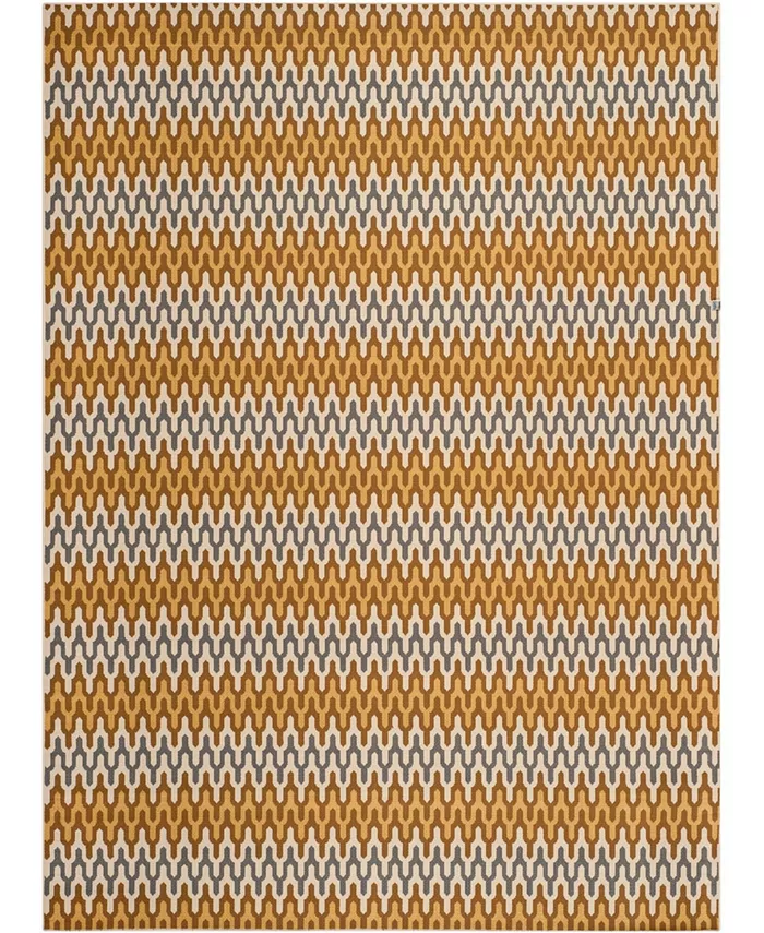 Safavieh Hampton Camel and Brown 8' x 11' Outdoor Area Rug