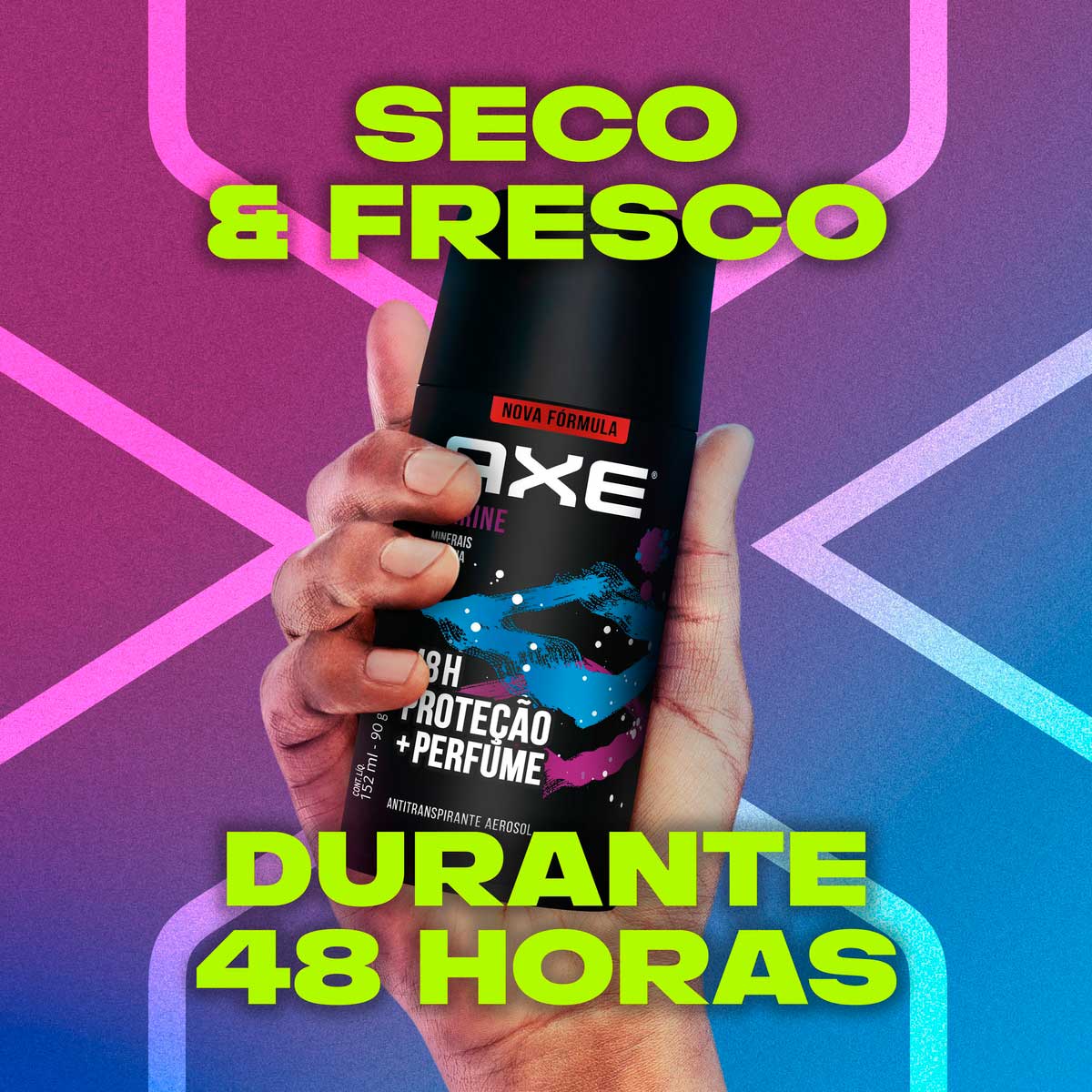 Antitranspirante Aerossol Marine Minerais e Salvia 48h Protecao Axe 152 ml