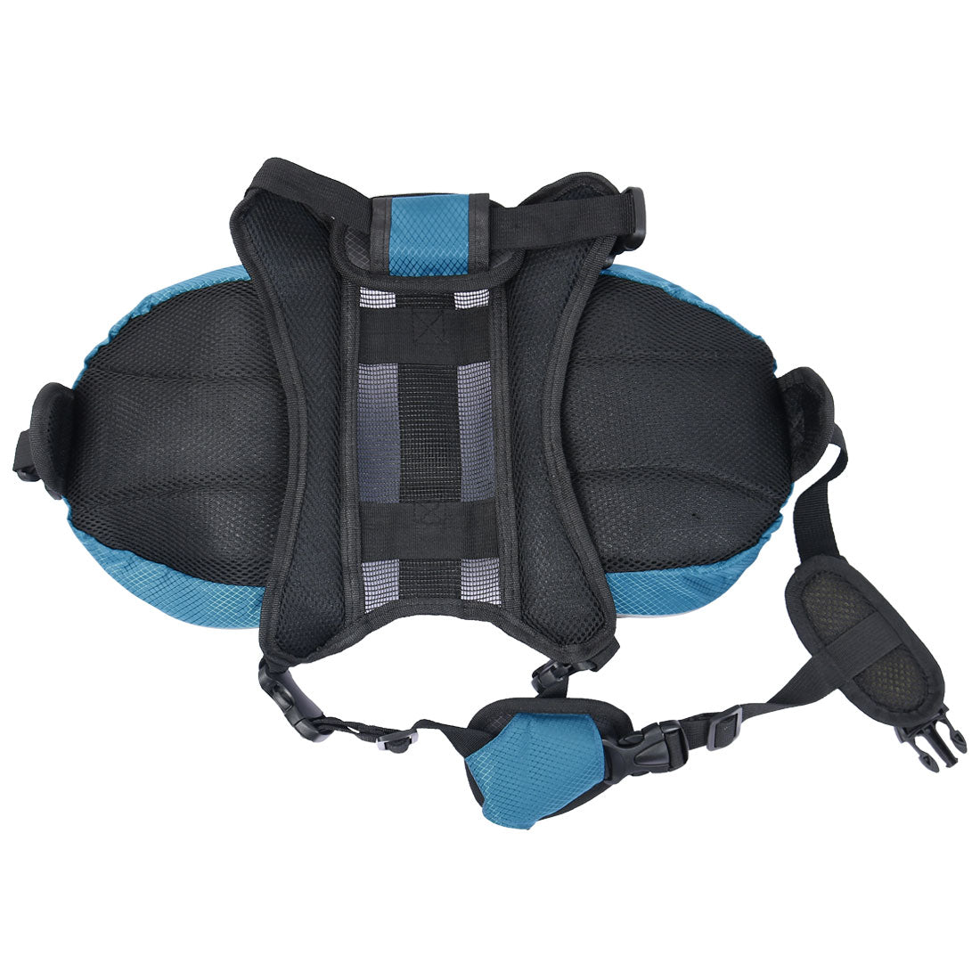 Unique Bargains Dog Pet Backpack Carrier Saddle Bag Outdoor Blue L