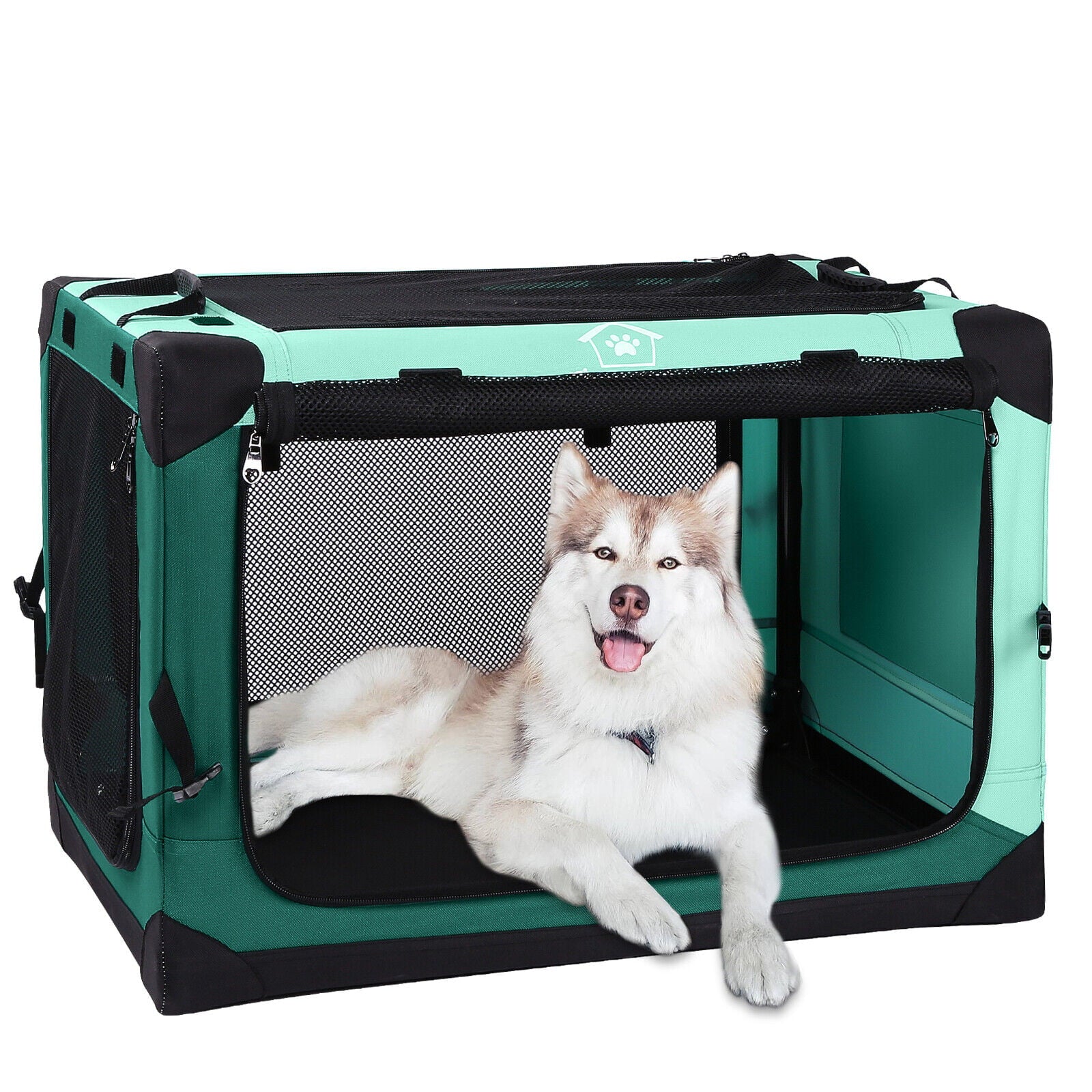Foldable Pet Dog Carrier Portable Travel Car Crate Kennel XL