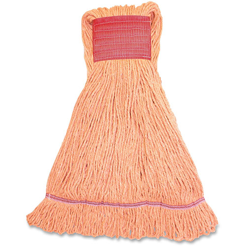 Genuine Joe Synthetic Lg Blend Wet Mop Wide Band Loop | 21oz.， OE | GJOLOR5BEA