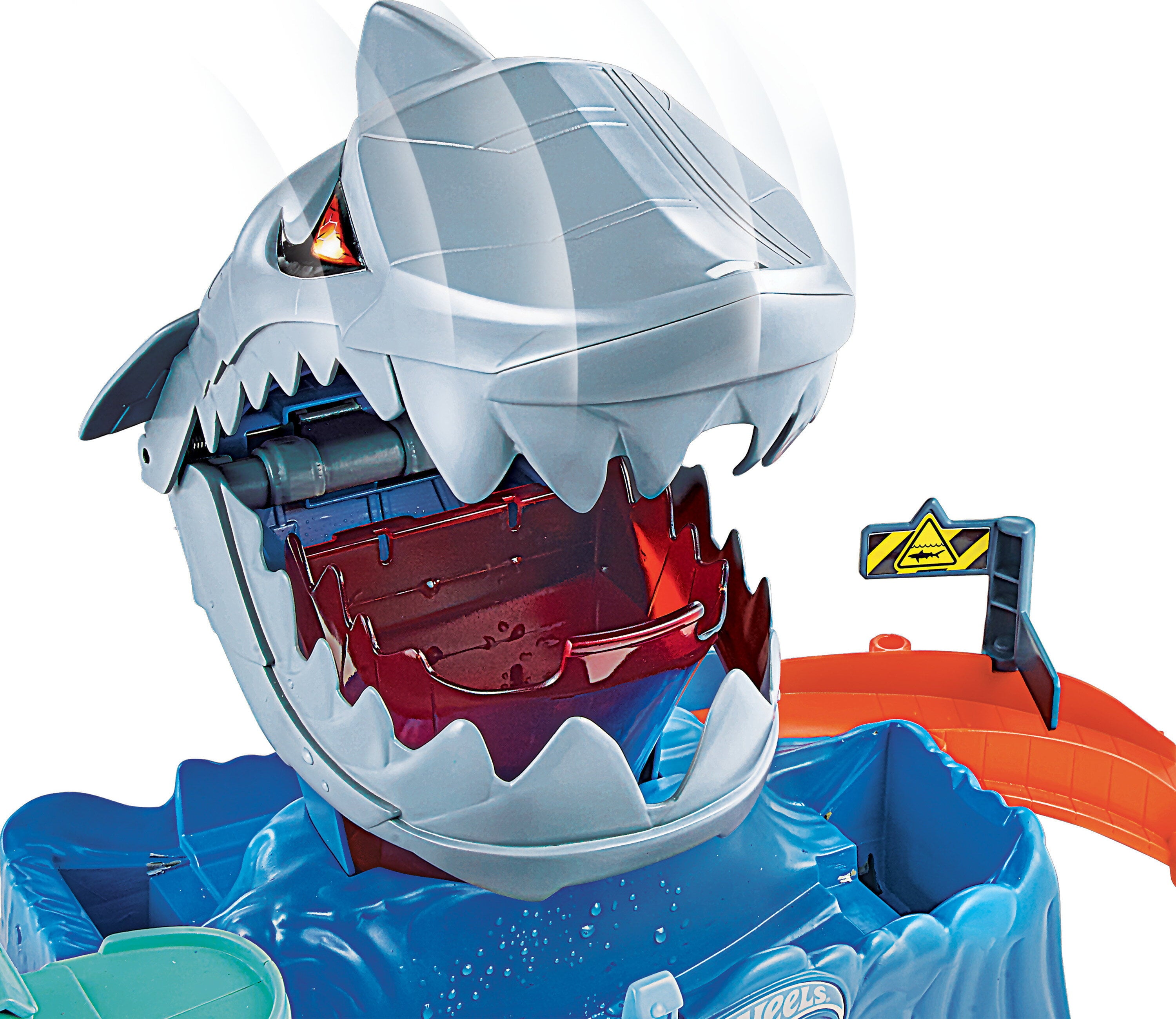 Hot Wheels City Color Changing Robot Shark Playset， Kids Ages 3 and Older