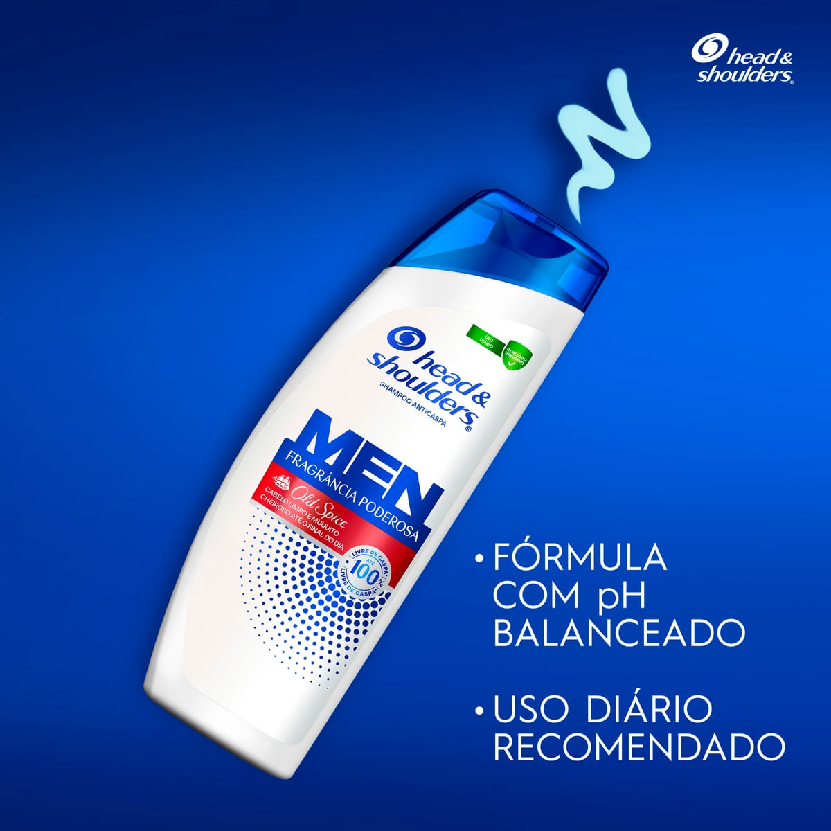 Shampoo Anticaspa Head & Shoulders Fragrancia Poderosa Old Spice 400 ml
