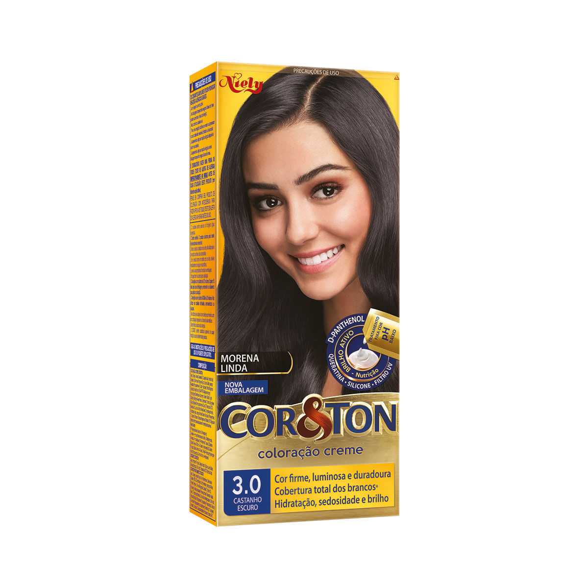 Coloracao Mini Kit Cor&Ton 3.0 Castanho Escuro