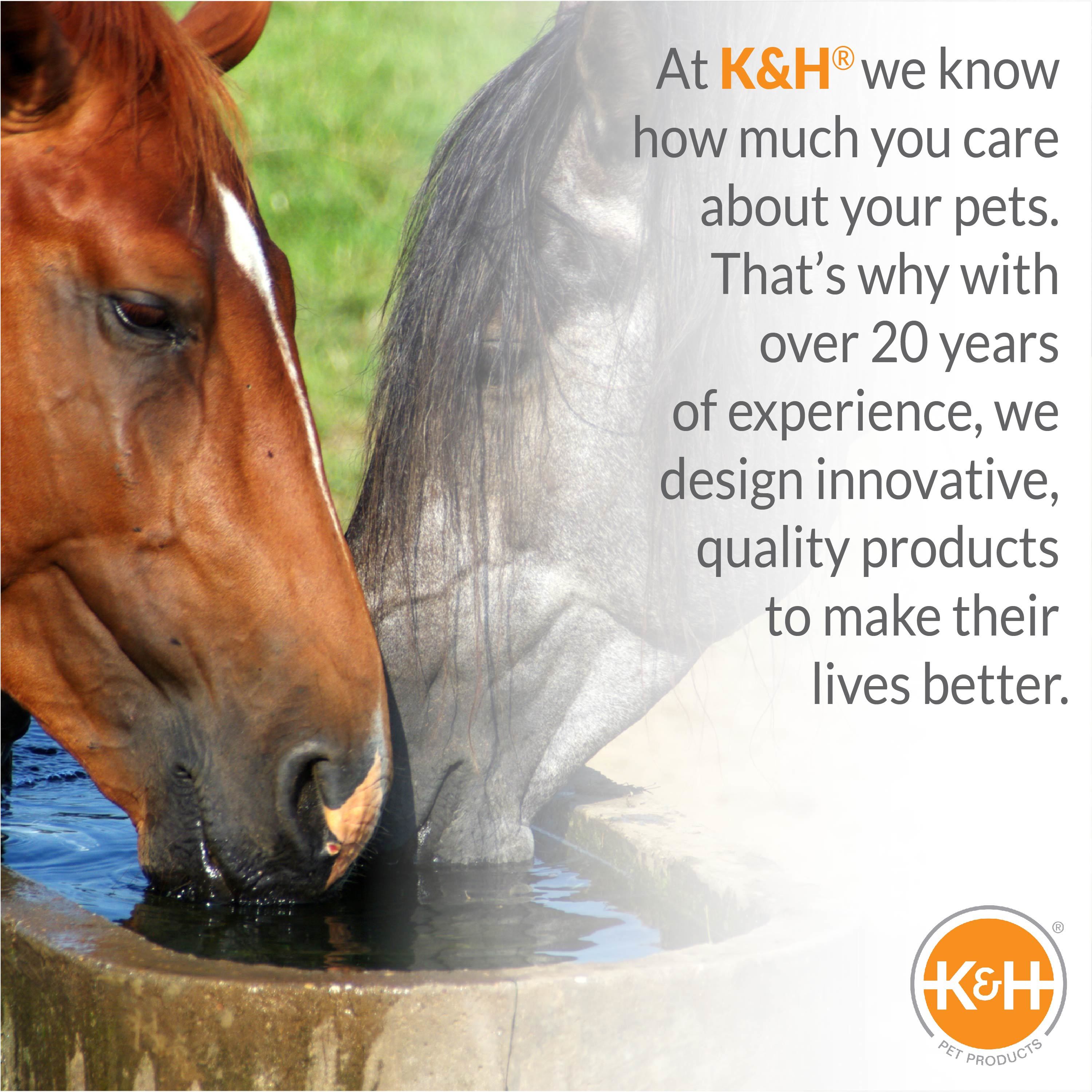 KandH Pet Products Thermo-Hose Ice Free Heated Water Hose Rubber Red 60 Feet 250 Watts