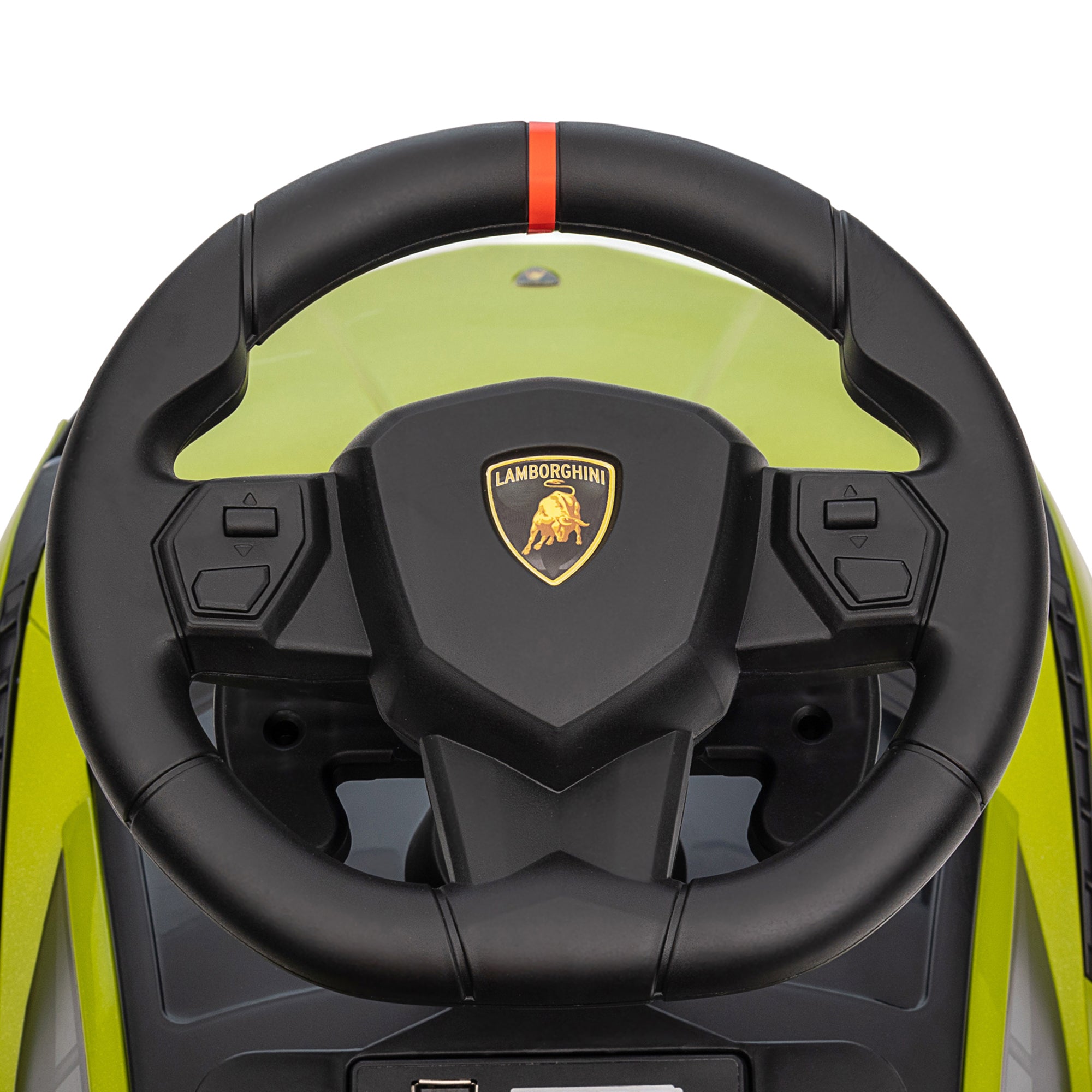 Aosom Licensed Lamborghini SIAN FKP 37 Kids Ride on Push Car， Ride Racer， Foot-to-floor Sliding Car with Music， Headlights， Under Seat Storage， for 18-48 Months， Green