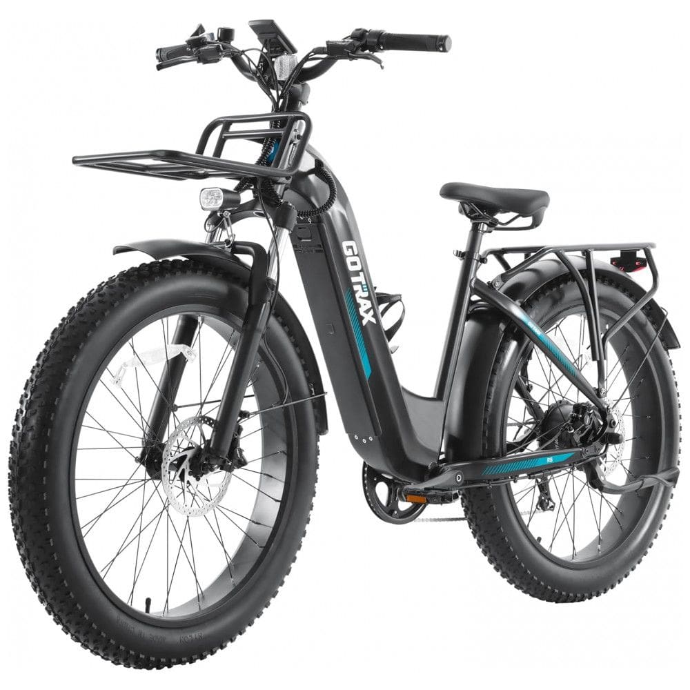Bicicleta Elétrica Dobrável Gotrax com Pedalassistência com Bateria de 48V, Potência de Pico de 500W, Bicicleta Elétrica para Adulto