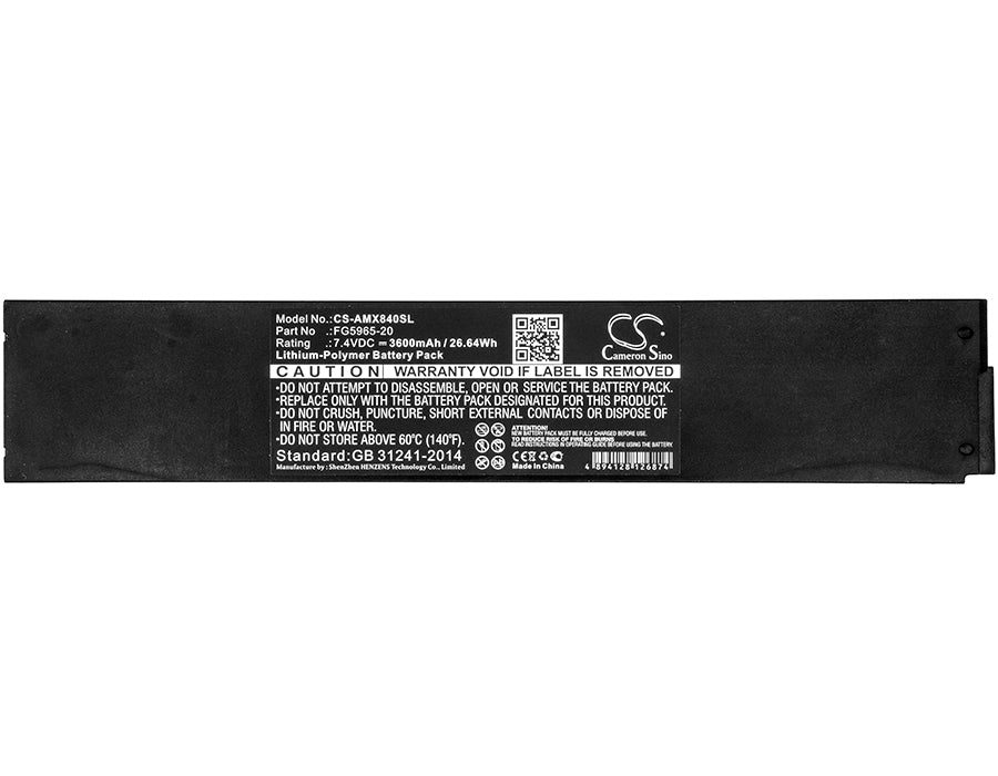 AMX MVP Touch Panels MVP8400 MVP8400 Modero View Replacement Battery BatteryClerkcom Survey Multimeter and Equipment