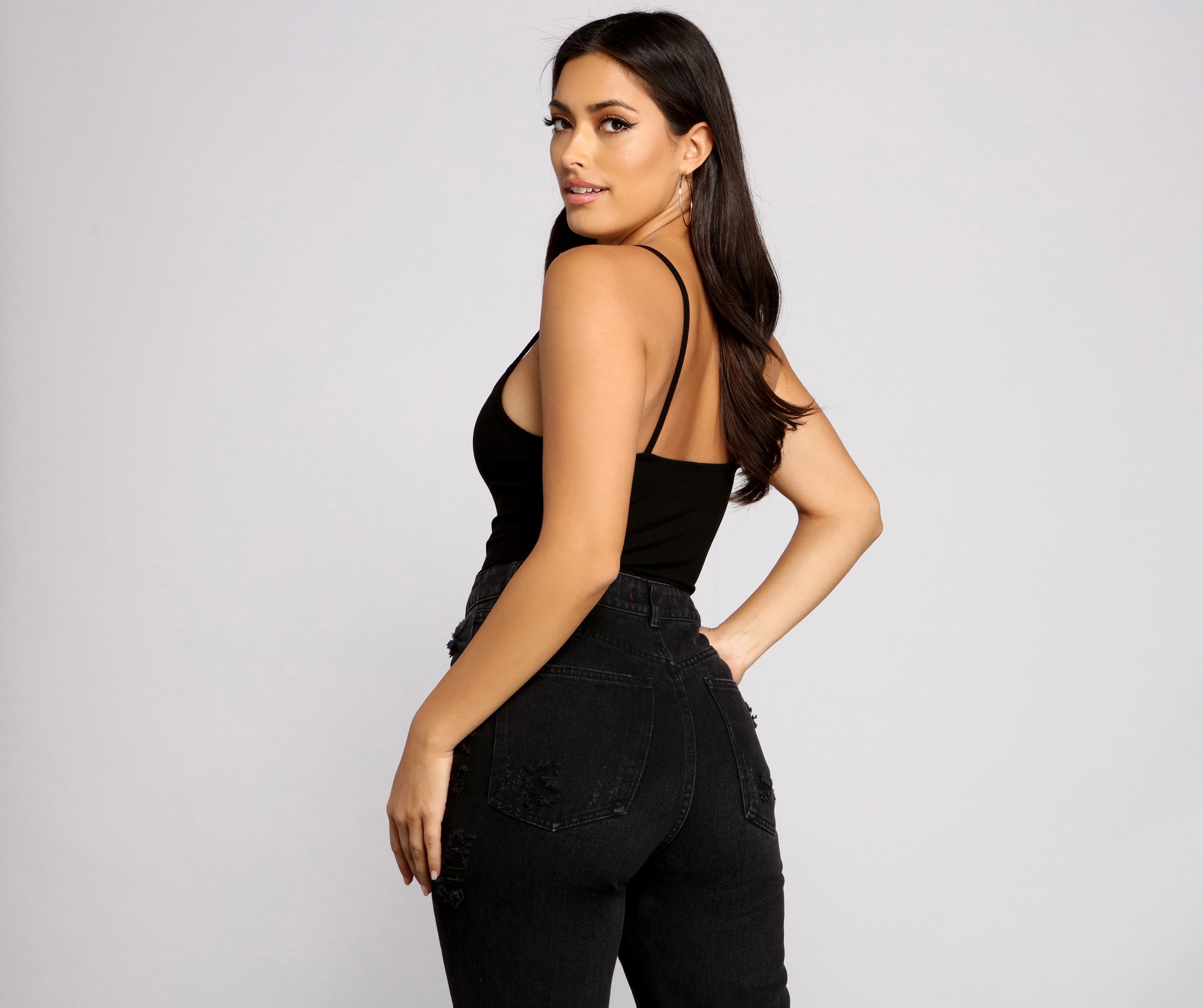 Essential Ribbed Knit Compression Bodysuit
