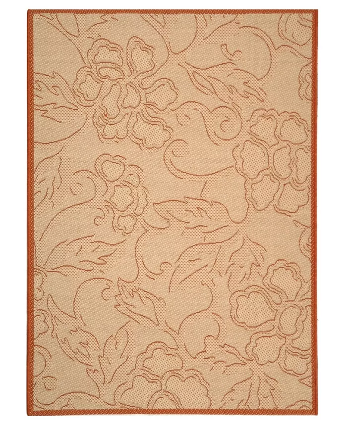 Safavieh Courtyard Natural and Terra 2'7