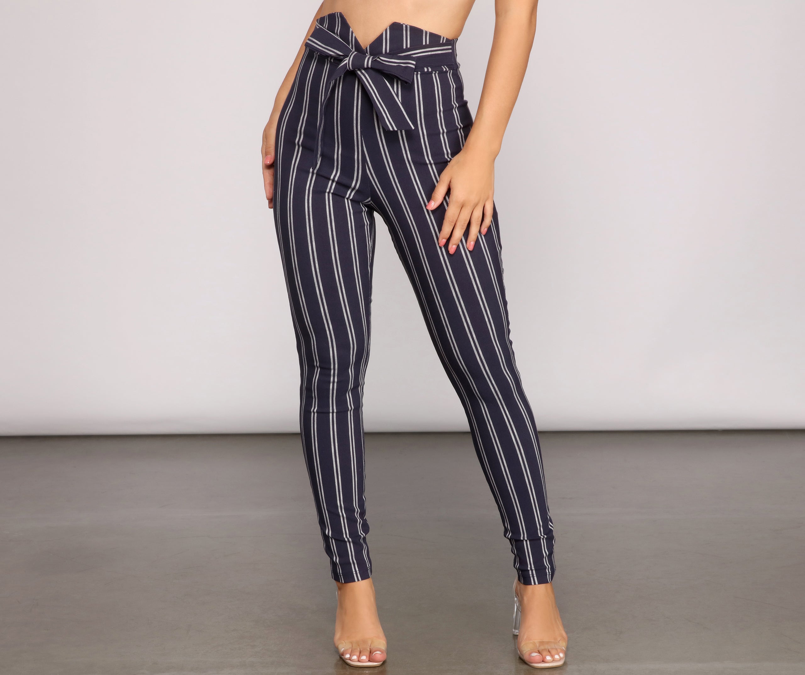 Nautical Vibes Tie-Waist Pants