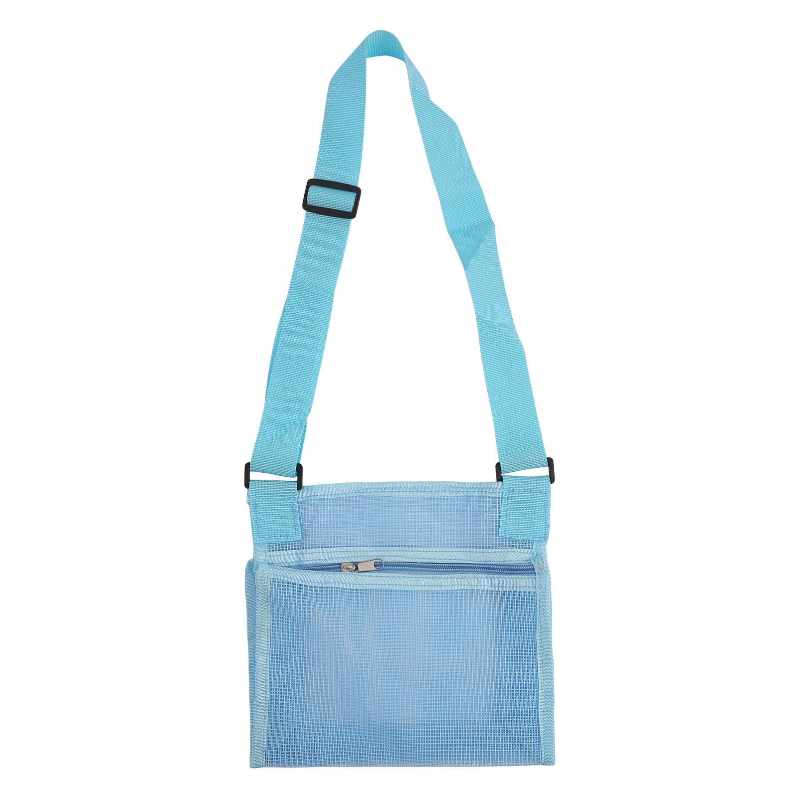 Nokiwiqis Kid Beach Storage Bag， Adjustable One-shoulder Sand Free Mesh
