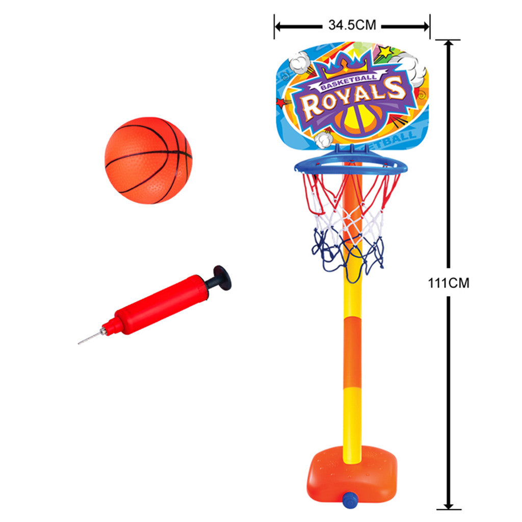 Randolph Basketball Royals Toddler Basketball Hoop Toy Indoor Outdoor Kit for Children