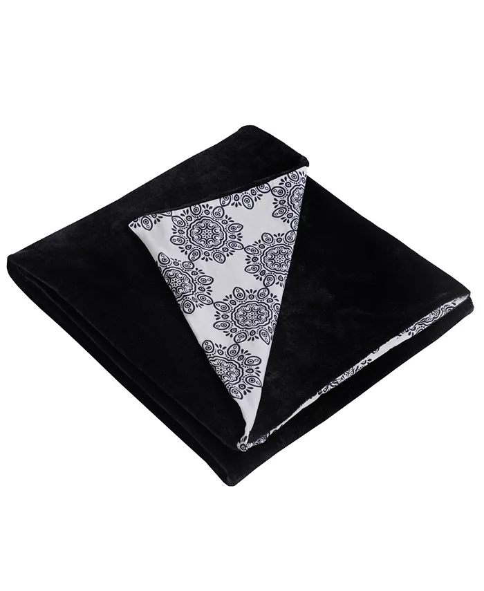 DreamLab Soft Microfiber Medallion Weighted Blanket Cover