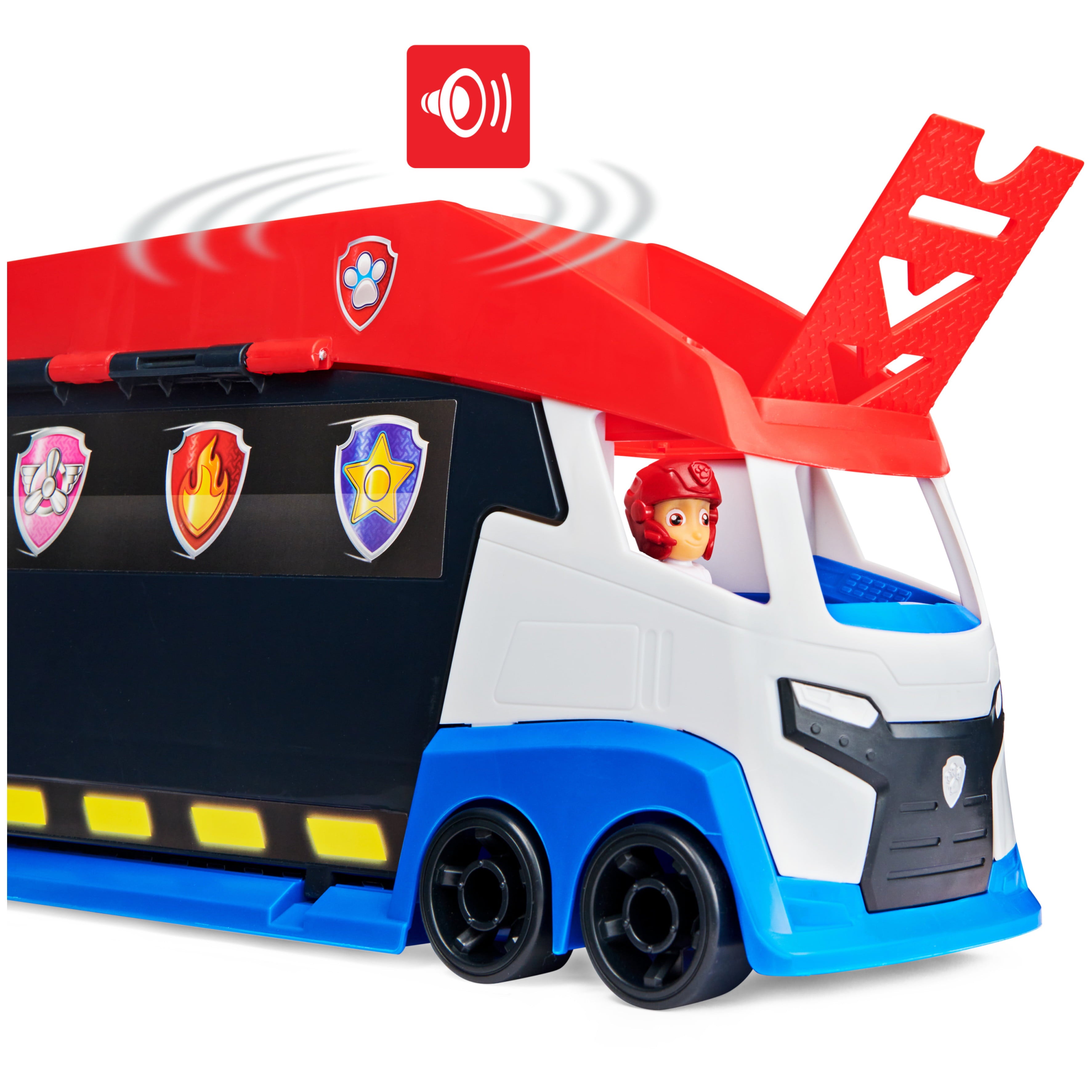 PAW Patrol， PAW Patroller with Dual Vehicle Launchers， Figure and ATV