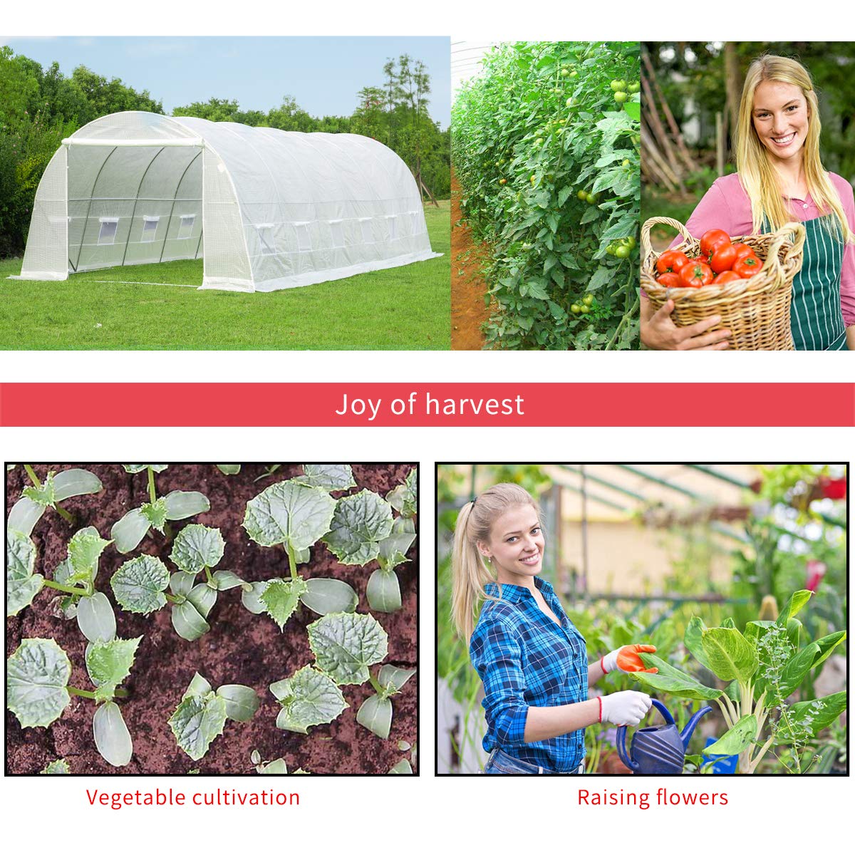 U-MAX Greenhouse Tent Pet Dog Bed， Medium， White