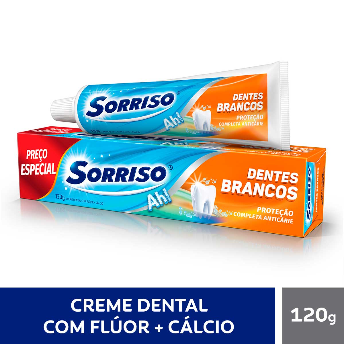 Creme Dental Sorriso Dentes Brancos 120 g