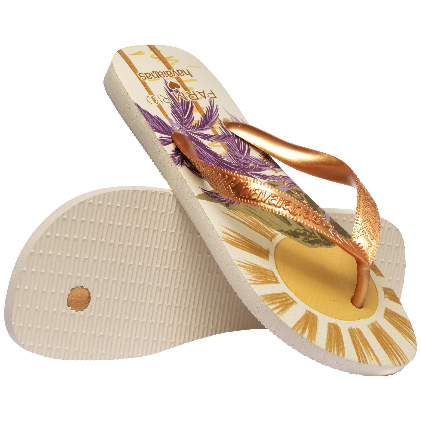 Chinelo Havaianas Farm Rio