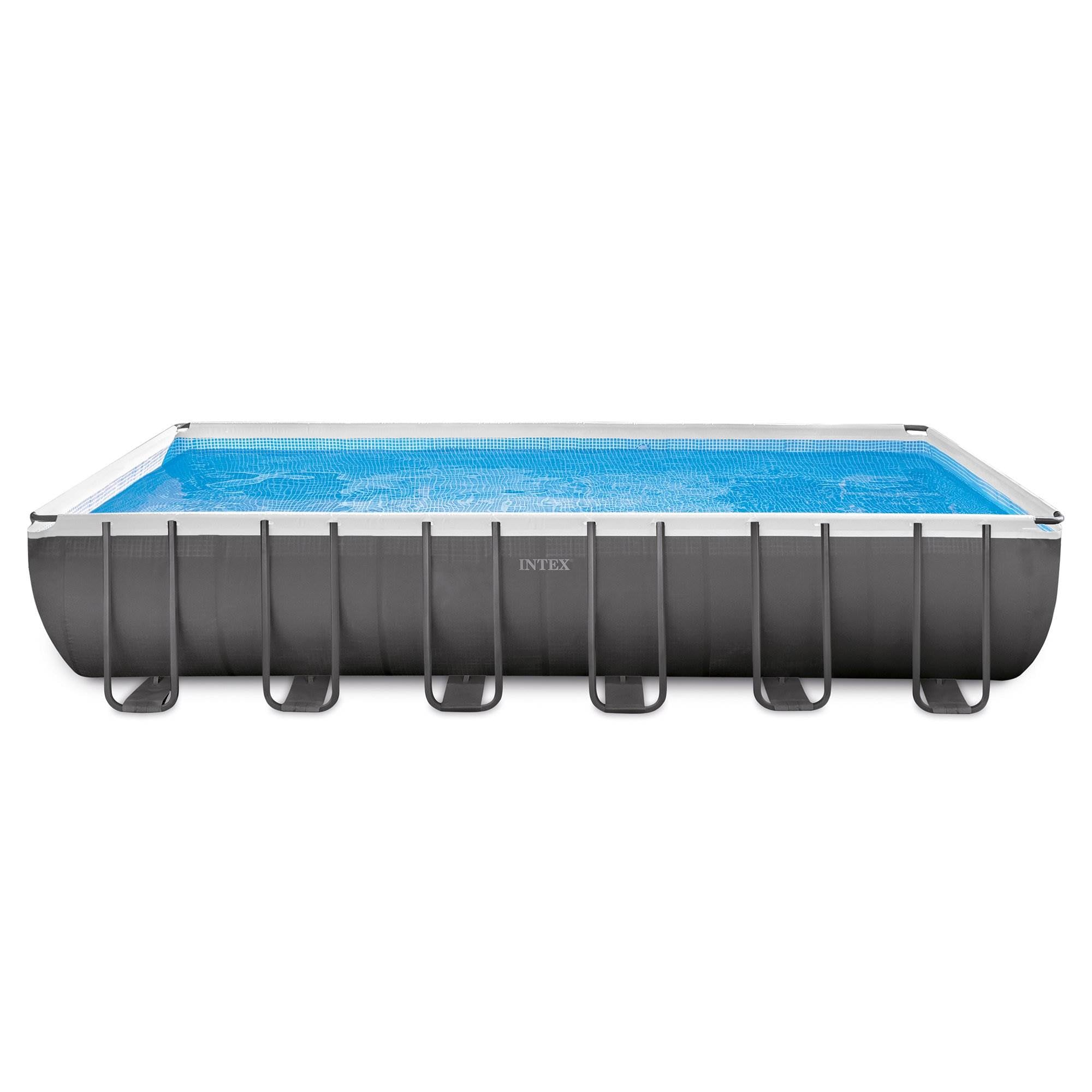 Intex 24 x 12 x 4.3 Ft Ultra XTR Outdoor Pool， 2 Pack of Floats， and Cooler