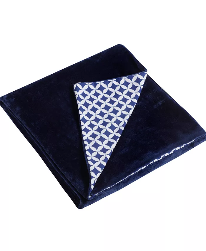 DreamLab Soft Microfiber Geometric Weighted Blanket Cover