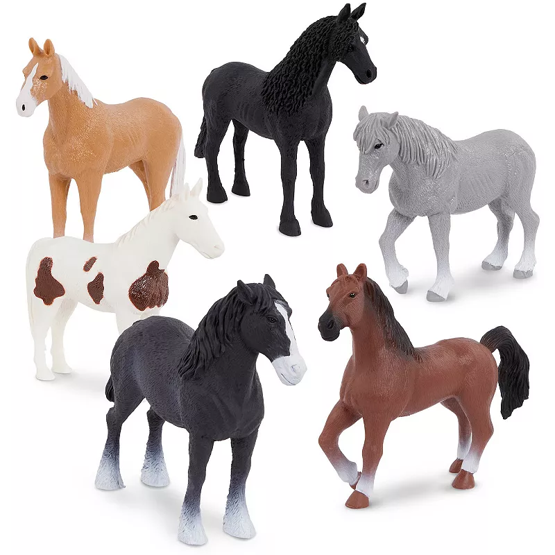 Terra by Battat Carry and Go Wooden Horse Stable Playset