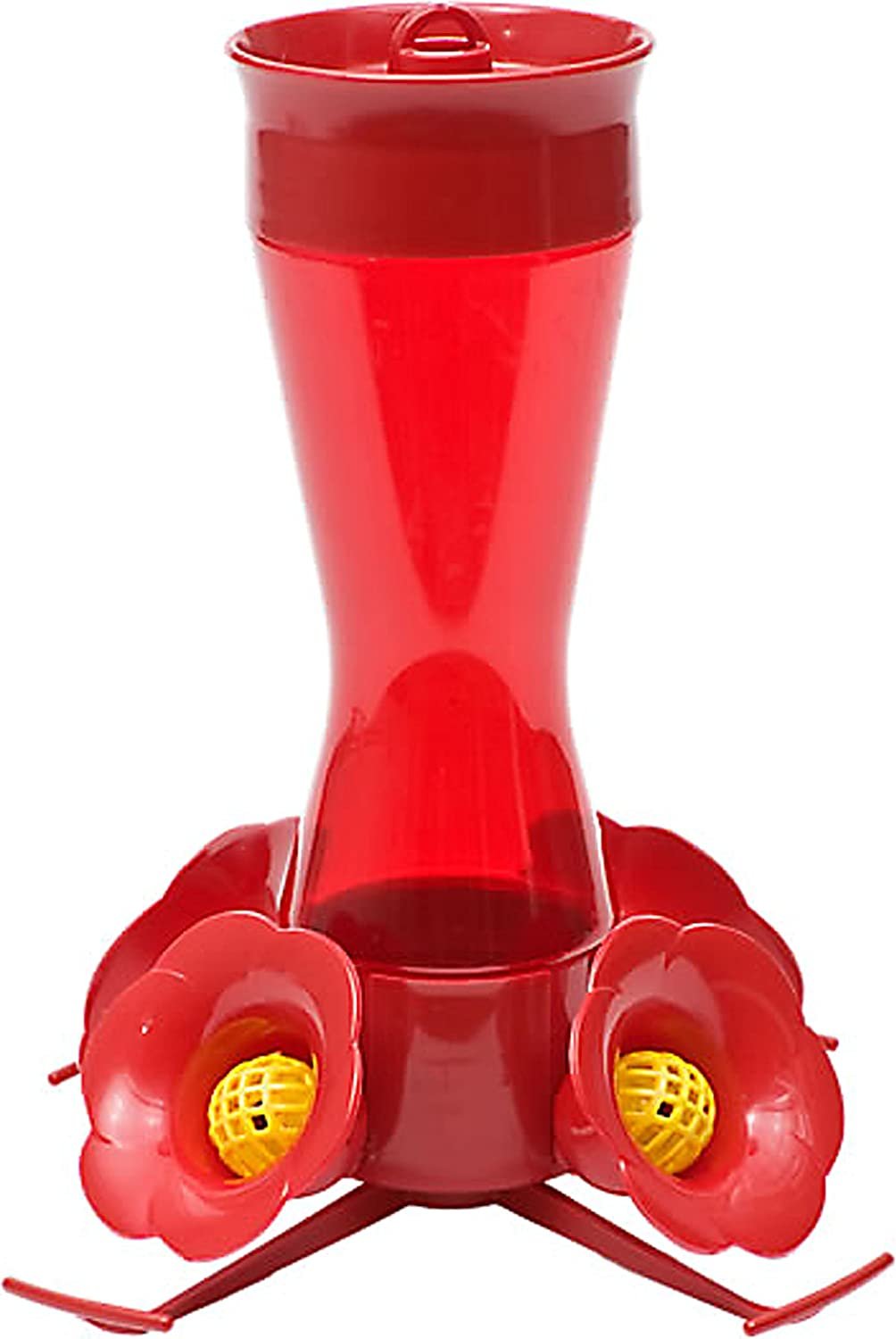 Perky Pet 403CP 8 Oz Red Plastic Pinch Waist Hummingbird Feeder
