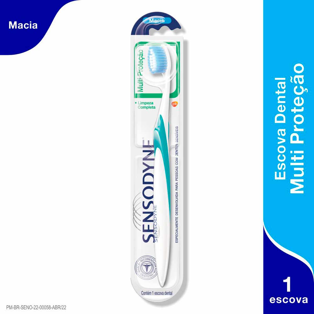 Sensodyne Escova de Dente com Cerdas Macias Multiprotecao para Dentes Sensiveis